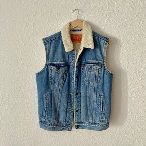 Levi’s Sherpa Lined Denim Vest